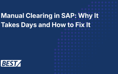 Manual Clearing in SAP: Why It Takes Days and How to Fix It