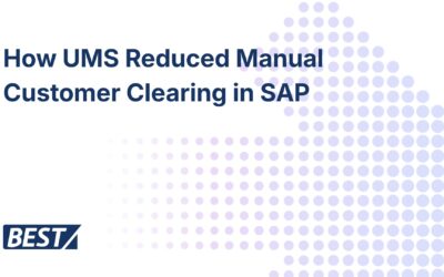 How UMS Reduced Manual Customer Clearing in SAP With BEST