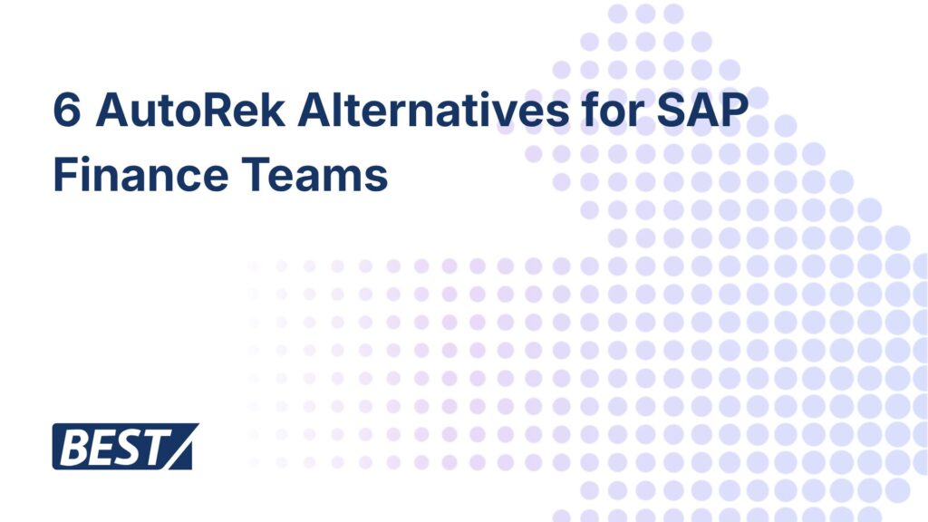 6 AutoRek Alternatives for SAP Finance Teams